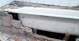 Демонтаж ванной комнаты в Лиски - стоимость работ от 824 руб. | Сварной-Лск